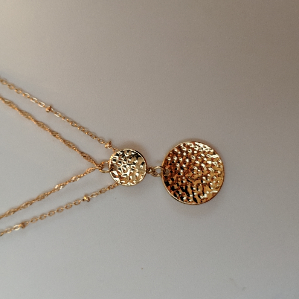 ▪️ Layered Round Neclace - Picture 6 of 7